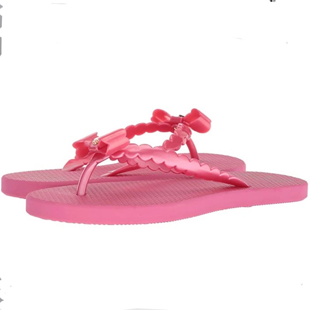 Kate Spade Denise Flip-Flops Scalloped Thong pink - Picture 2 of 10